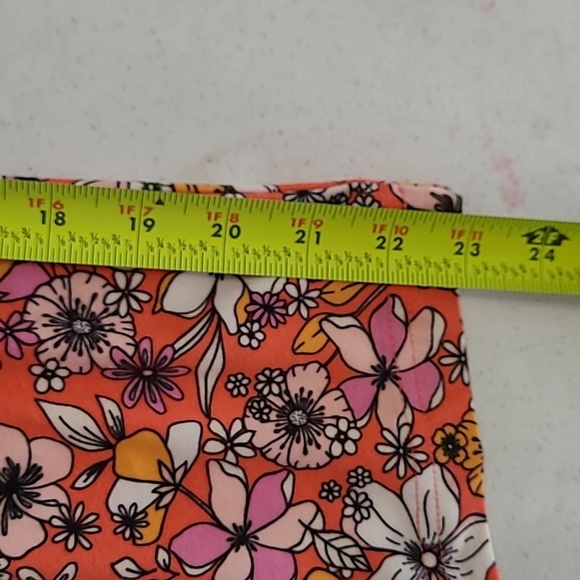 💥3for$12💥 NWT No Boundaries Floral High-rise Crop Pants size XXXL (21) - Picture 7 of 8